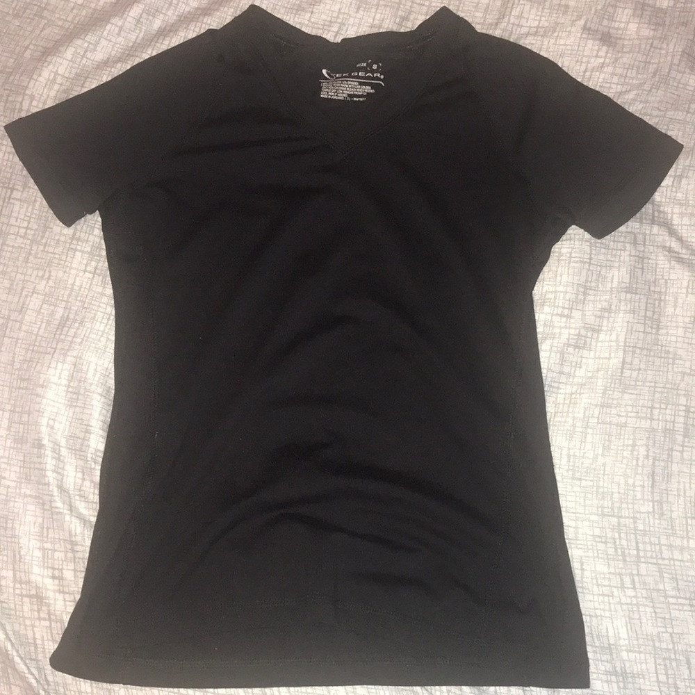 Black V-neck